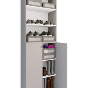 Geprüft VCMXL Holz Großer Schuhschrank Schuhkommode Lona 6 in Grau günstig kaufen | limango