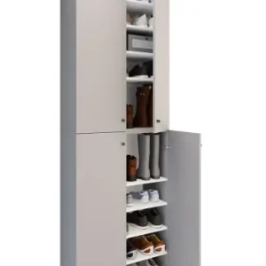 VCMXL Holz Großer Schuhschrank Schuhkommode Lona 10 in Grau günstig kaufen | limango Top-Preis