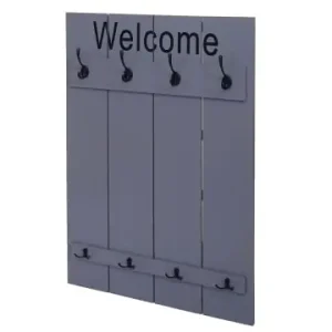 Aktuell MCW Wandgarderobe C89 Welcome, Grau-blau günstig kaufen | limango