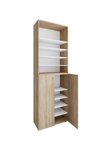 Garantierte Lieferung ebuy24 Schuhschrank Lona2XL10DTR Eiche Eiche 70 x 39 cm günstig kaufen | limango