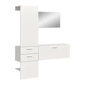 Preisknaller ebuy24 Garderobenmöbel Vaga (3-teilig) Weiß 156 x 36 cm günstig kaufen | limango