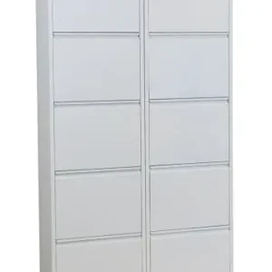 Neu Im Sortiment ebuy24 Schuhschrank Pisa Weiß 101 x 16 cm günstig kaufen | limango