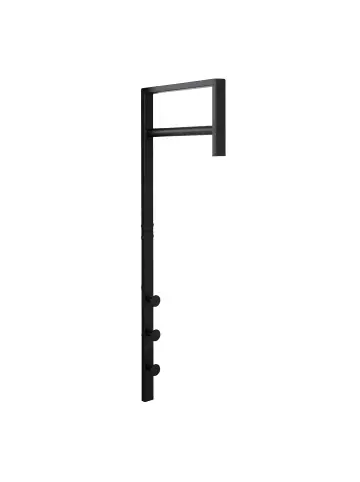 Garantierte Lieferung ebuy24 Garderobenständer Trento Schwarz 3 x 30 cm günstig kaufen | limango
