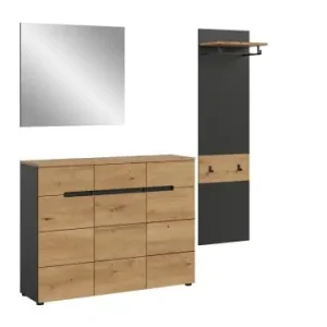 Kracherpreis ebuy24 Garderobenmöbel Canu Eiche 180 x 37 cm günstig kaufen | limango