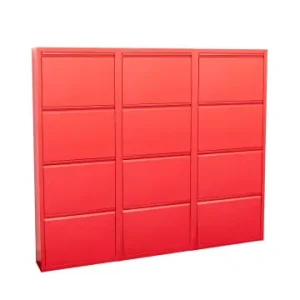 Billig ebuy24 Schuhschrank Pisa 6 Rot 150 x 16 cm günstig kaufen | limango
