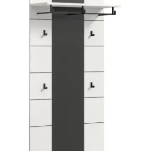 Direktkauf ebuy24 Wandgarderobe Canu Weiß 80 x 29 cm günstig kaufen | limango