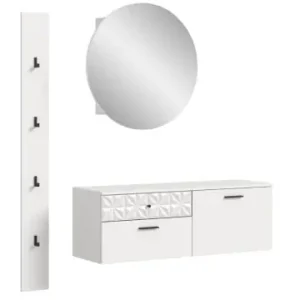 ebuy24 Garderobenmöbel Prisma Weiß 141 x 34 cm günstig kaufen | limango Neu