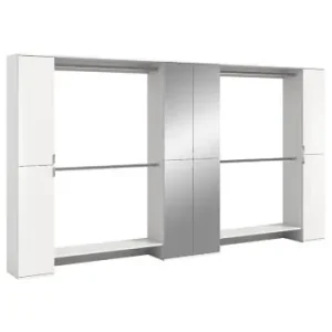 Preisreduziert ebuy24 Garderobenmöbel ProjektX Weiß 341 x 34 cm günstig kaufen | limango