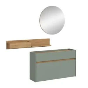 Abverkauf ebuy24 Garderobenmöbel Drive Staubgrün 197 x 32 cm günstig kaufen | limango