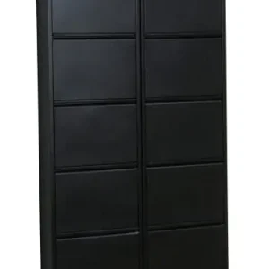 Neu ebuy24 Schuhschrank Pisa Schwarz 101 x 16 cm günstig kaufen | limango