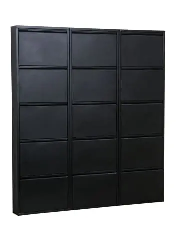ebuy24 Schuhschrank Pisa Schwarz 152 x 16 cm günstig kaufen | limango Sonderaktion