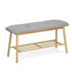 Zeller Present Bank mit Schuhregal in grau günstig kaufen | limango Sonderangebot