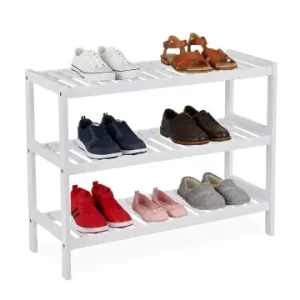 Versand Am Gleichen Tag relaxdays Schuhregal in Weiß - (B)70 x (H)55 x (T)26 cm günstig kaufen | limango