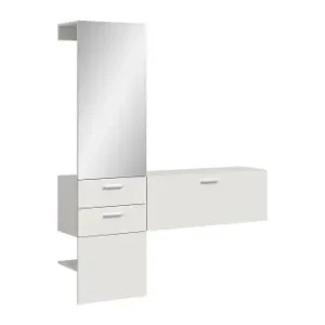 Online Kaufen ebuy24 Garderobenmöbel Vaga (2-teilig) Weiß 156 x 36 cm günstig kaufen | limango