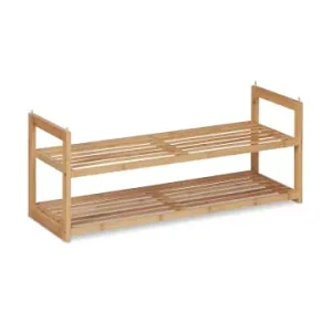 Sofort Bestellen relaxdays Schuhregal in Natur - (B)72,5 x (H)29,5 x (T)27 cm günstig kaufen | limango