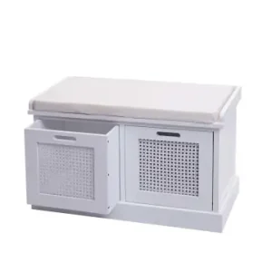 Finale Aktion MCW Sitzbank mit Staufach J49, Weiß, Polster creme-weiß günstig kaufen | limango