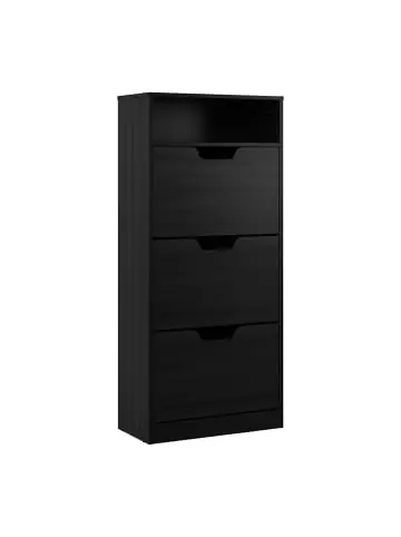 relaxdays Schuhschrank in Grau - (B)80 x (H)140 x (T)24 cm günstig kaufen | limango Neu Im Sortiment