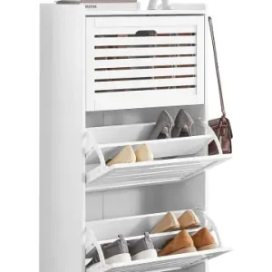 Neu Im Sortiment SoBuy Schuhschrank in Weiß - (B)55 x (H)112 x (T)30cm günstig kaufen | limango