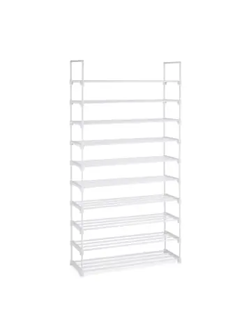 relaxdays Schuhregal in Weiß - (B)93 x (H)175,5 x (T)30,5 cm günstig kaufen | limango Schnäppchen