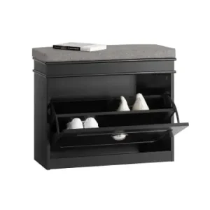 Saisonangebot SoBuy Schuhschrank in Schwarz - (B)61 x (H)51 x (T)24cm günstig kaufen | limango