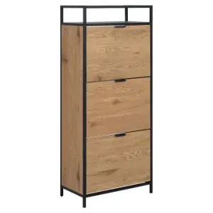 Neu Im Sortiment ebuy24 Schuhschrank Seaford Schwarz 56 x 30 cm günstig kaufen | limango