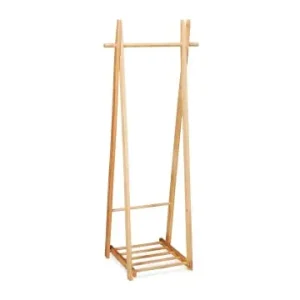 Finale Aktion relaxdays Kleiderständer in Natur - (B)62 x (H)153 x (T)45 cm günstig kaufen | limango