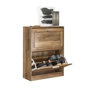 SoBuy Schuhkipper in Braun - (B)60 x (H)79 x (T)23cm günstig kaufen | limango Super-Preis