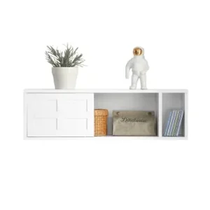 SoBuy Wandgarderobe in Weiß - (B)75 x (H)23 x (T)20cm günstig kaufen | limango Sonderangebot