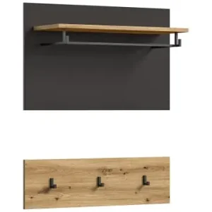 ebuy24 Wandgarderobe Canu Eiche 80 x 27 cm günstig kaufen | limango Jetzt Bestellen