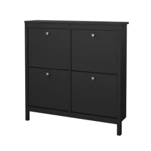 Preisknaller ebuy24 Schuhschrank Madrid Schwarz 103 x 25 cm günstig kaufen | limango