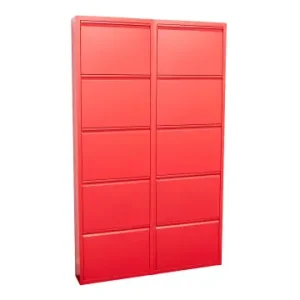 ebuy24 Schuhschrank Pisa 8 Rot 100 x 16 cm günstig kaufen | limango Meistverkauft