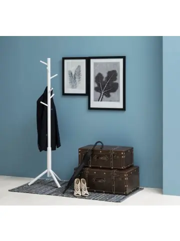 Finale Aktion ebuy24 Garderobenständer Bella Weiß 45 x 51 cm günstig kaufen | limango