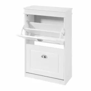 Online Kaufen SoBuy Schuhschrank in Weiß - (B)54 x (H)83 x (T)24cm günstig kaufen | limango