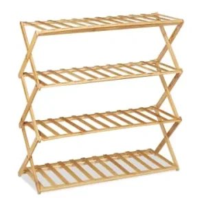 relaxdays Faltbares Schuhregal in Natur - (B)67 x (H)68 x (T)26 cm günstig kaufen | limango Versand Am Gleichen Tag