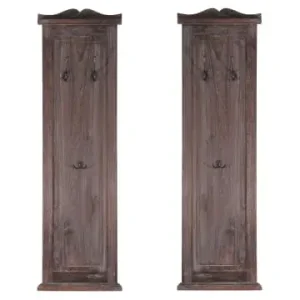 MCW 2er-Set Wandgarderobe, Braun shabby günstig kaufen | limango Top-Angebot