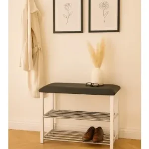 Kostenloser Versand möbel-direkt Sitzbank Schuhregal in schwarz günstig kaufen | limango