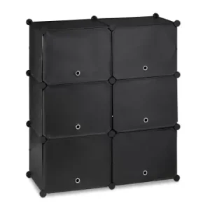 relaxdays Schuhschrank in Schwarz - (B)85x (H)95 x (T)31,5 cm günstig kaufen | limango Bestseller