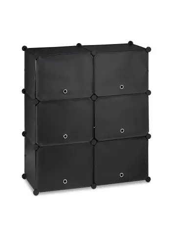 relaxdays Schuhschrank in Schwarz - (B)85x (H)95 x (T)31,5 cm günstig kaufen | limango Bestseller