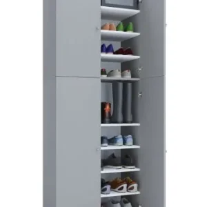 VCMXXL Holz Großer Schuhschrank Schuhkommode Lona 9 in Grau günstig kaufen | limango Zertifiziert