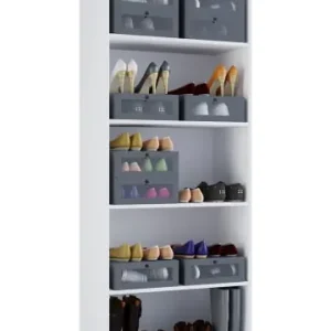 Wochenendangebot VCMHolz Dielenschrank Mehrzweckschrank Schrank Vandol in Weiß günstig kaufen | limango