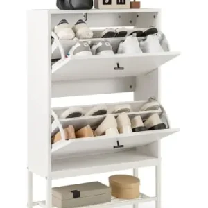 COSTWAY Schuhschrank für 15 Paar Schuhe 106cm in Weiß günstig kaufen | limango Wochenendangebot