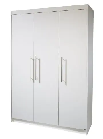 roba Kleiderschrank Maren 3-türig weiß Drehtürenschrank fürs Babyzimmer günstig kaufen | limango Preiswert