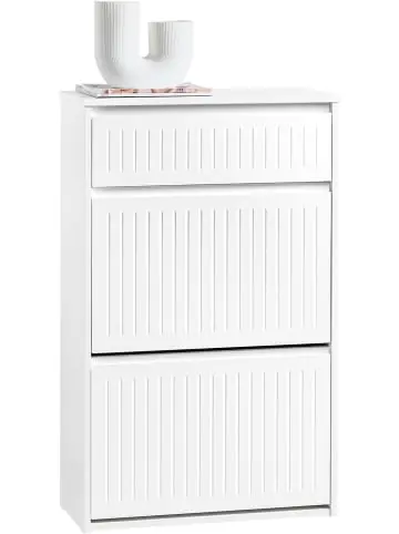 SoBuy Schuhkipper in Weiß - (B)61 x (H)100 x (T)26cm günstig kaufen | limango Neu