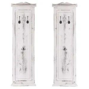 Saisonangebot MCW 2er-Set Wandgarderobe, Weiß shabby günstig kaufen | limango