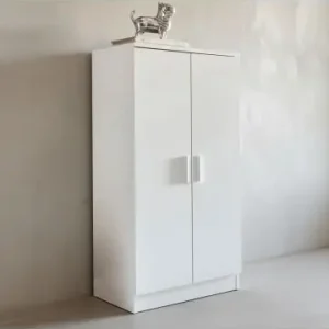 KADIMA DESIGN Schuhschrank | Weiß, 55x108x35cm, 2 Türen günstig kaufen | limango Preisreduziert