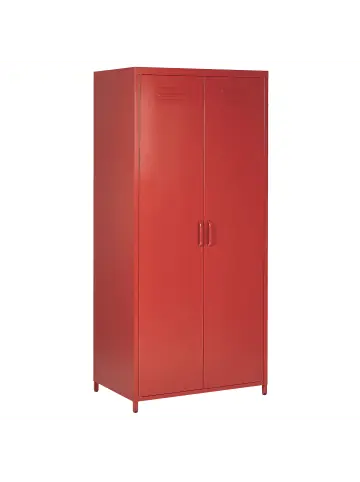 Beliani Kleiderschrank VARNA in Rot - (W) 76 x (H) 171 x (L) 50 cm günstig kaufen | limango Saisonangebot