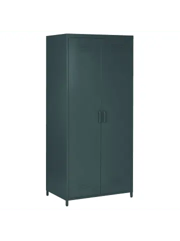 Beliani Kleiderschrank VARNA in Grau - (W) 76 x (H) 171 x (L) 50 cm günstig kaufen | limango Kracherpreis