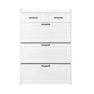 ABRIHOME Schuhschrank Bestehend Aus Drei Großen Klappen und Zwei in Weiß günstig kaufen | limango Geprüft