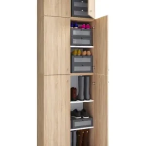 VCMXXL Schuhschrank Kleiderschrank Schrank Lona 5f A in Sonoma-Eiche günstig kaufen | limango Direktkauf