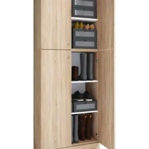 VCMXXL Schuhschrank Kleiderschrank Schrank Lona 5f S in Sonoma-Eiche günstig kaufen | limango Garantierte Lieferung